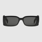 Rectangular frame sunglasses
